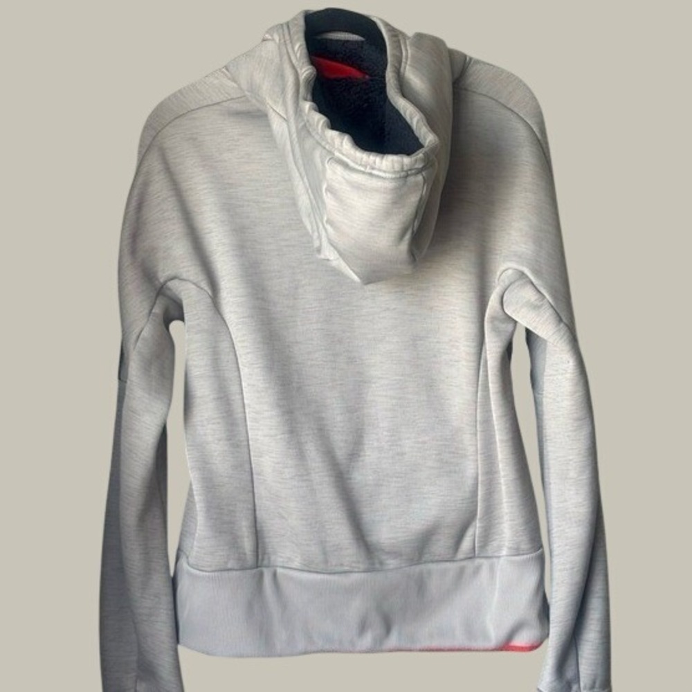 Adidas Climaheat Grey With Orange Hoodie Size Large - Picture 8 of 11